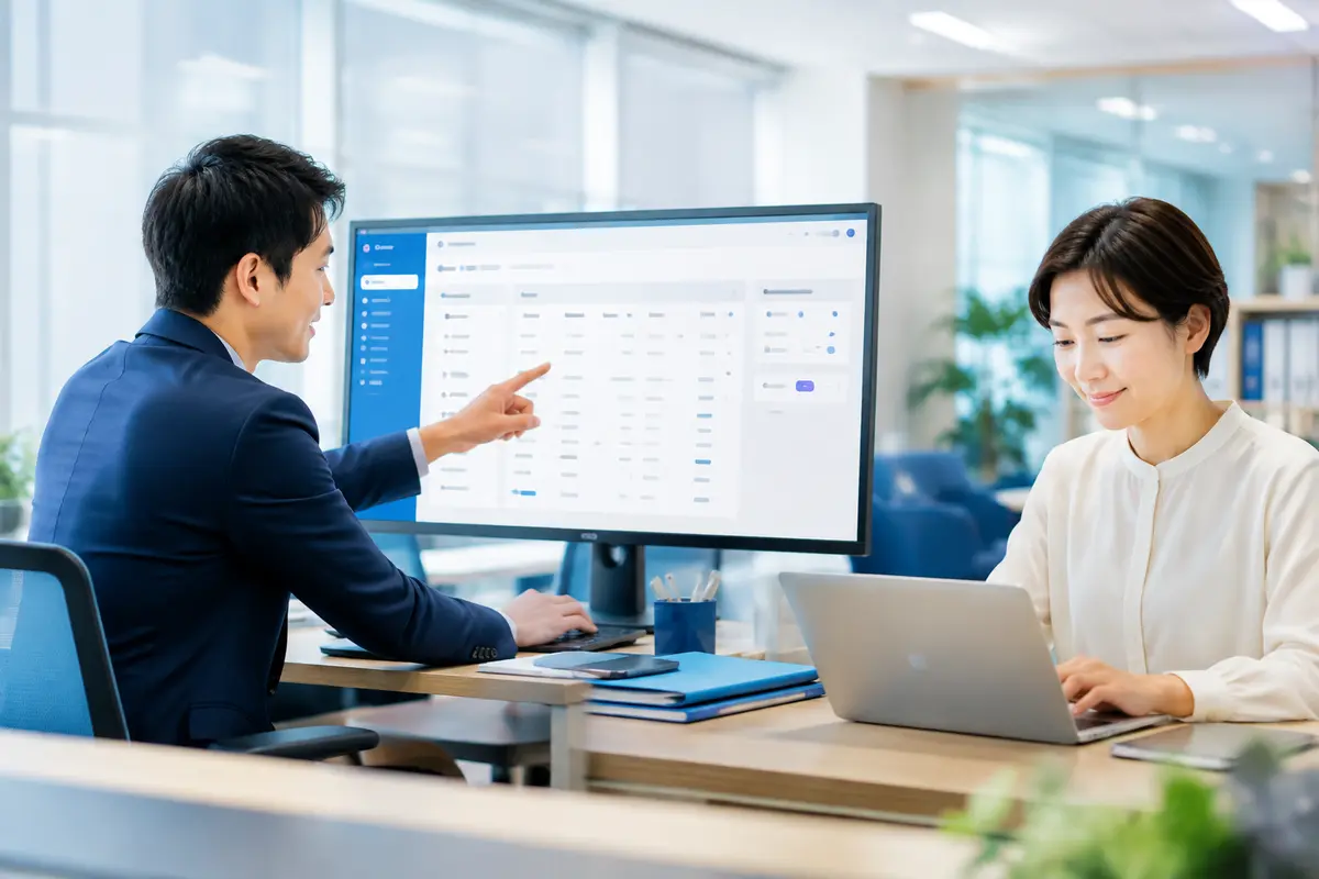 専門スタッフがSURUPAsの初期設定を代行する様子